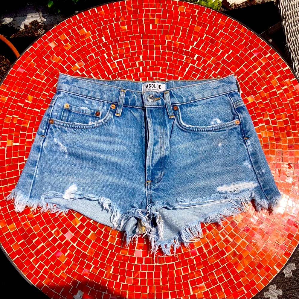 Agolde classic jean shorts!